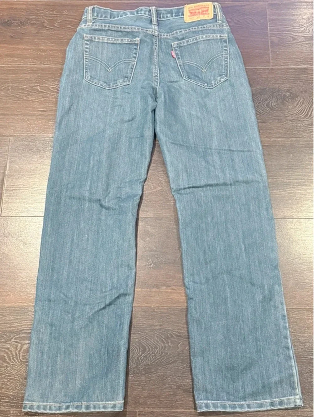 Levi’s 505 Girls Regular Fit Straight Leg Jeans Size 14 Regular 27x29 1375